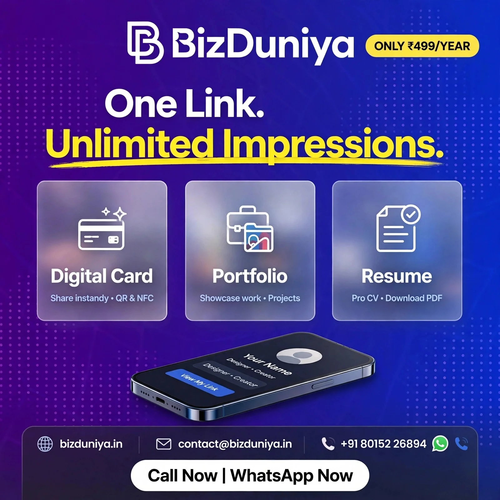 Digital Visiting Card Price in India – What Should You Actually Pay in 2026?