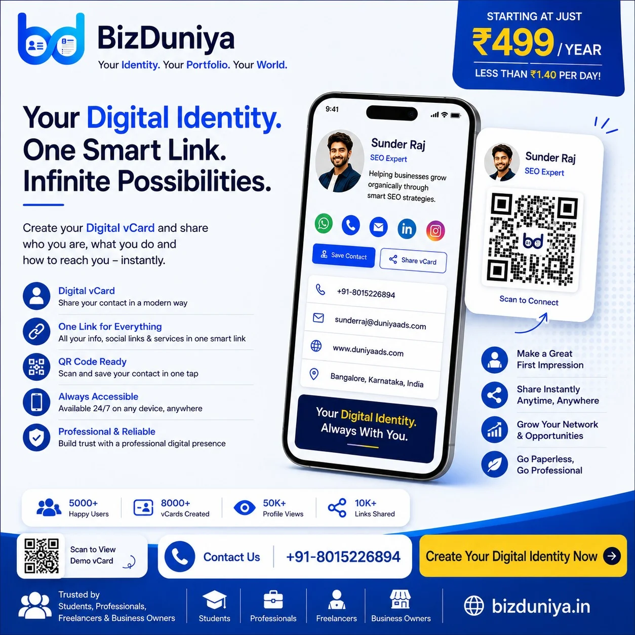 Best Digital Visiting Card for Chartered Accountants & Auditors in India (2026)
